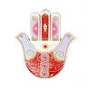 Red Wall Hamsa by Ester Shahaf | Metal Hamsa