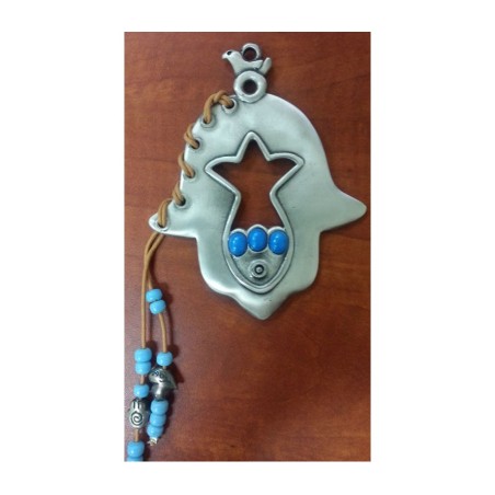 Hamsa Fish Wall Hanging 1 in stock | Metal Hamsa