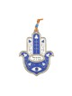 Hamsa Wall Decoration with Mazal Good Luck Eye and Fl... | Metal Hamsa