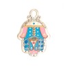 Pastel Shades Wall Hamsa by Ester Shahaf | Metal Hamsa