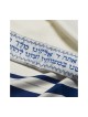 Talitnia Wool Tallit Kosher Prayer Shawl Blue and Sil... | Top Sellers