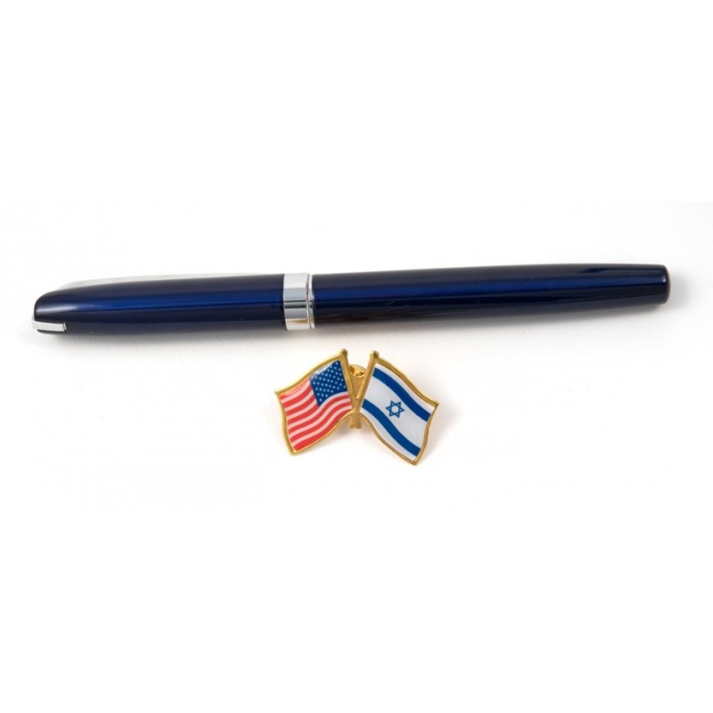 Israel USA Flags Lapel Pin | Israel Flag