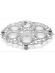 Dorit Judaica Laser Cut Seder Plate with Cutout Flow... | Seder Plates