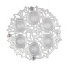 Dorit Judaica Laser Cut Seder Plate with Cutout Flow... | Seder Plates