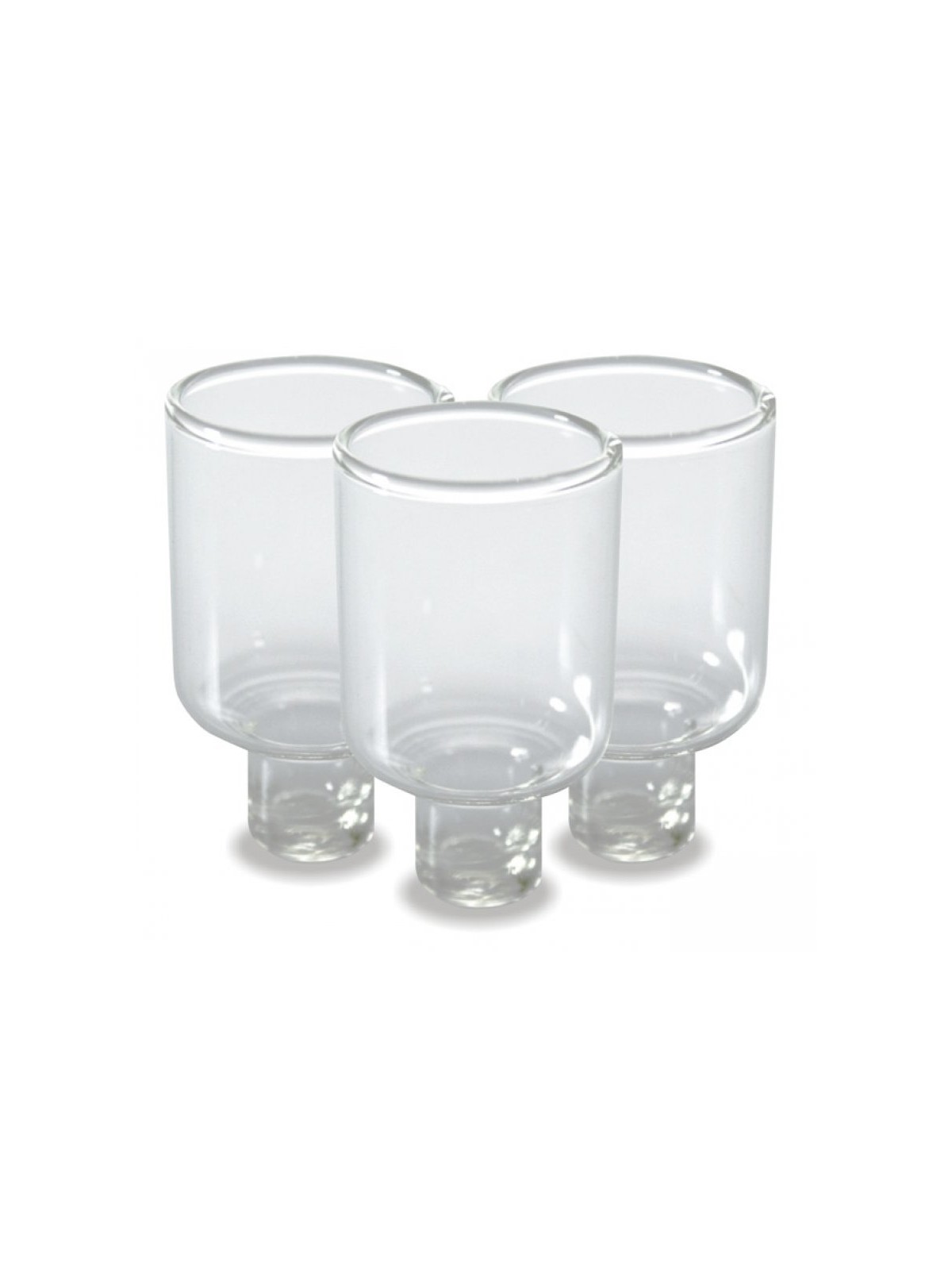 Set of Nine Glass Inserts for Oil Lighting Chanukah... | Oil & Candles