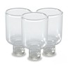 Set of Nine Glass Inserts for Oil Lighting Chanukah... | Oil & Candles