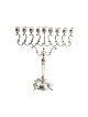 Silver Plated Chanukah Menorah Swirls Design %96 75 I... | Top Sellers