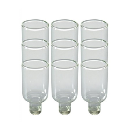 Set of Nine Glass Inserts for Oil Lighting Menorah ... | Oil & Candles