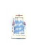 Bougies menorah de Hanoukka minces sans gouttes bleues et... | Huile et bougies