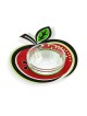 Dorit Judaica Apple Shaped Honey Dish Gla... | Jewish Gift from Israel
