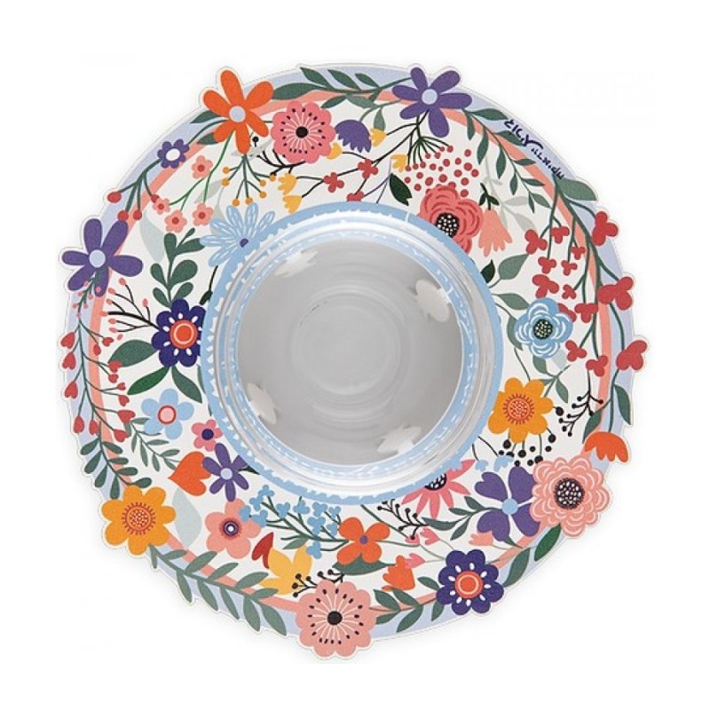 Dorit Judaica Honey Dish Glass Bowl Laser... | Jewish Gift from Israel