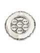 Round Silver Plated Passover Plate | Seder Plates
