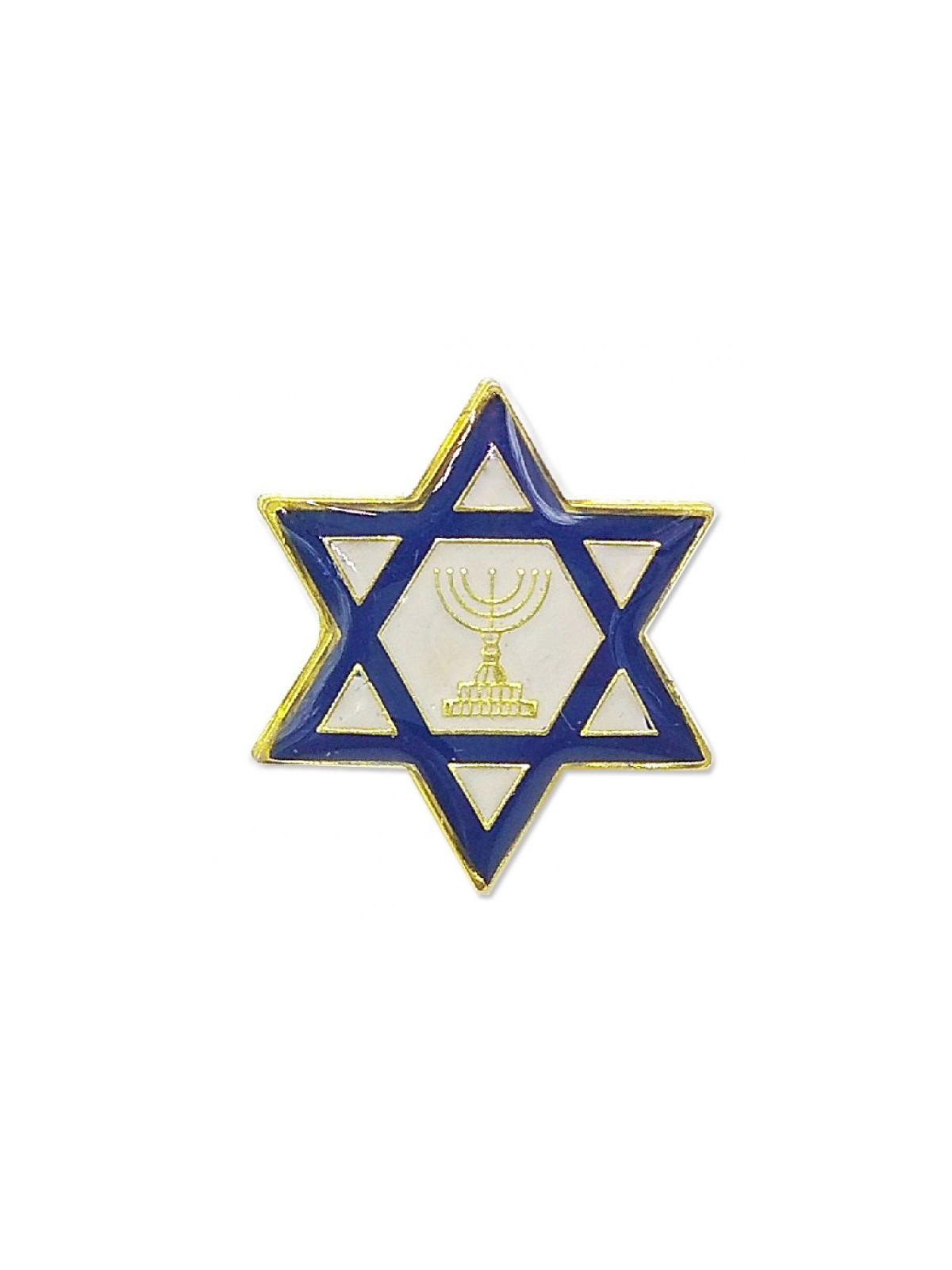 Star of David Blue White Lapel Pin | Lapel Pins