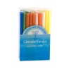 Hanukkah Candles Dripless Mixed Colors Box of 45 | Oil & Candles