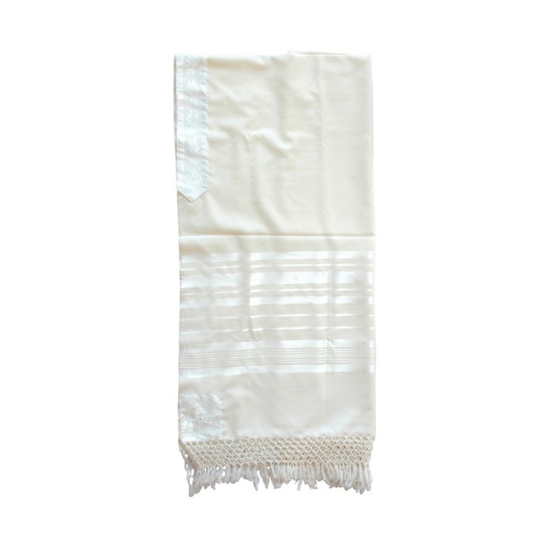Sephardic Tallit Pure Wool Prayer Shawl with ... | Traditional Tallits