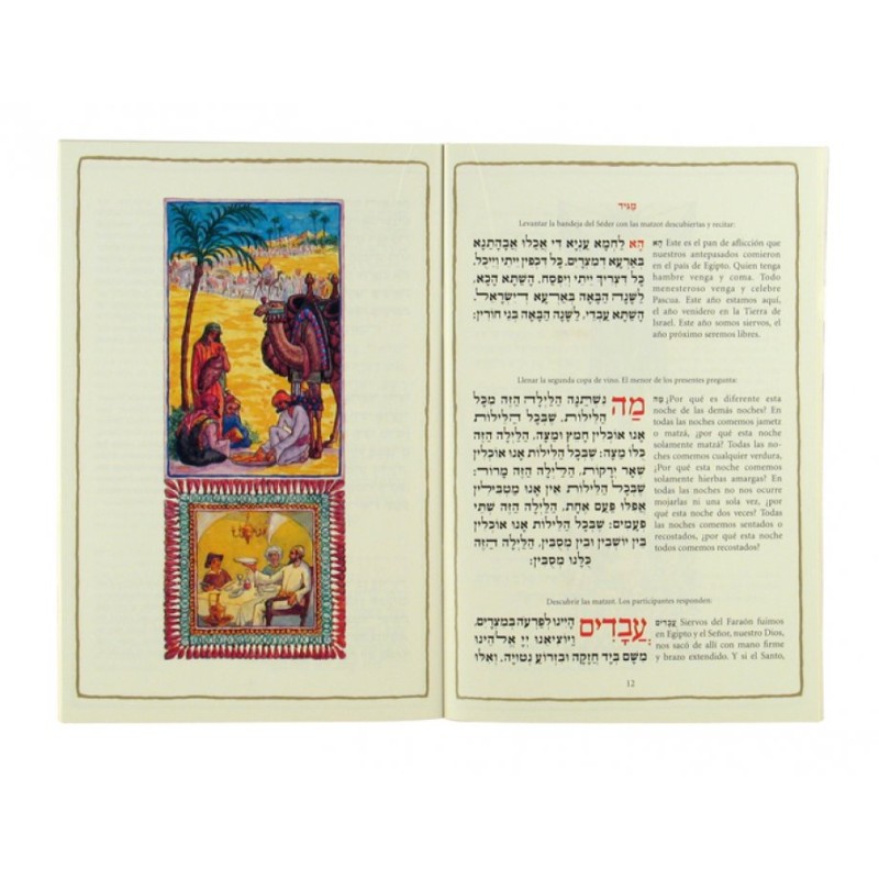 Haggadah de Pessa'h avec traduction en espagnol So... | Haggadah pour Pâque