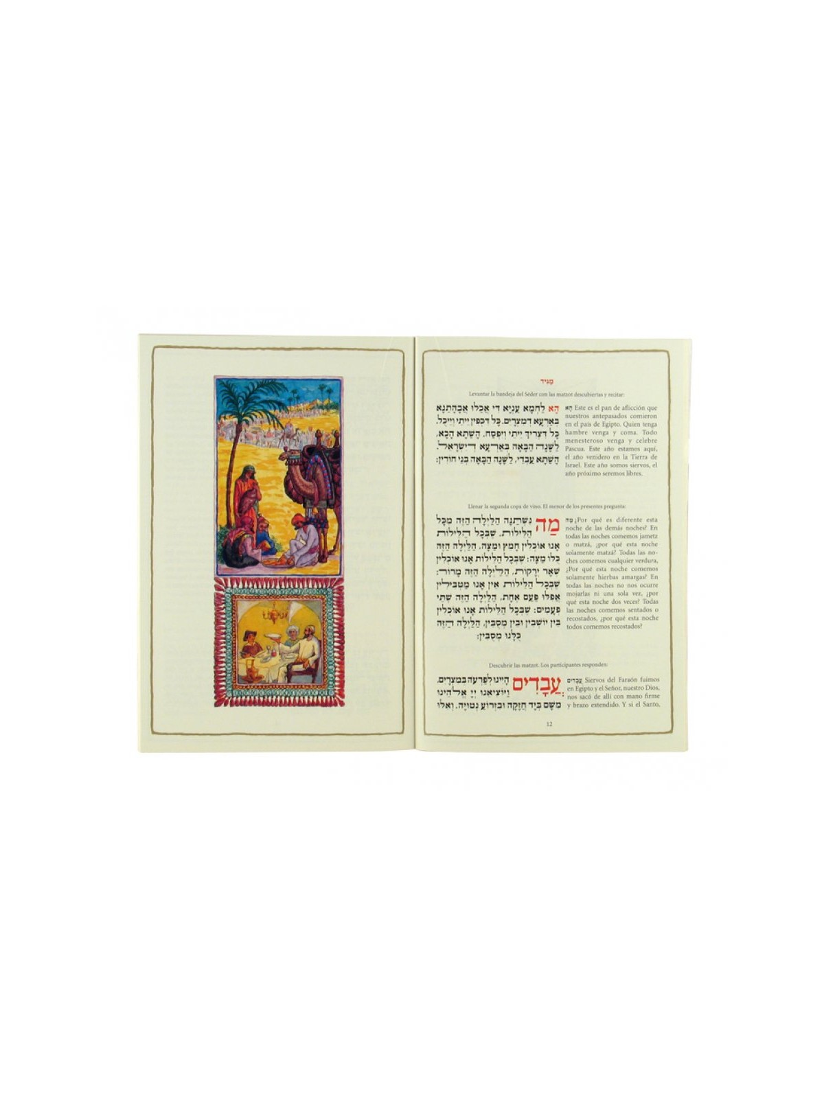 Haggadah de Pessa'h avec traduction en espagnol So... | Haggadah pour Pâque