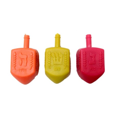 Hanukkah Dreidels in Assorted Colors Plastic | Dreidels