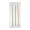 Handmade Dripless Hanukkah Candles Pure White | Oil & Candles