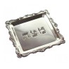 Silver Plated Square Matzah Tray Decorati... | Jewish Gift from Israel