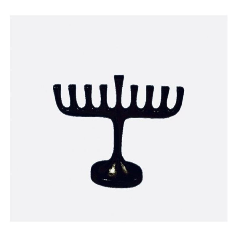 Bronze Color Aluminum Chanukah Menorah For Candles | Hanukkah Menorah