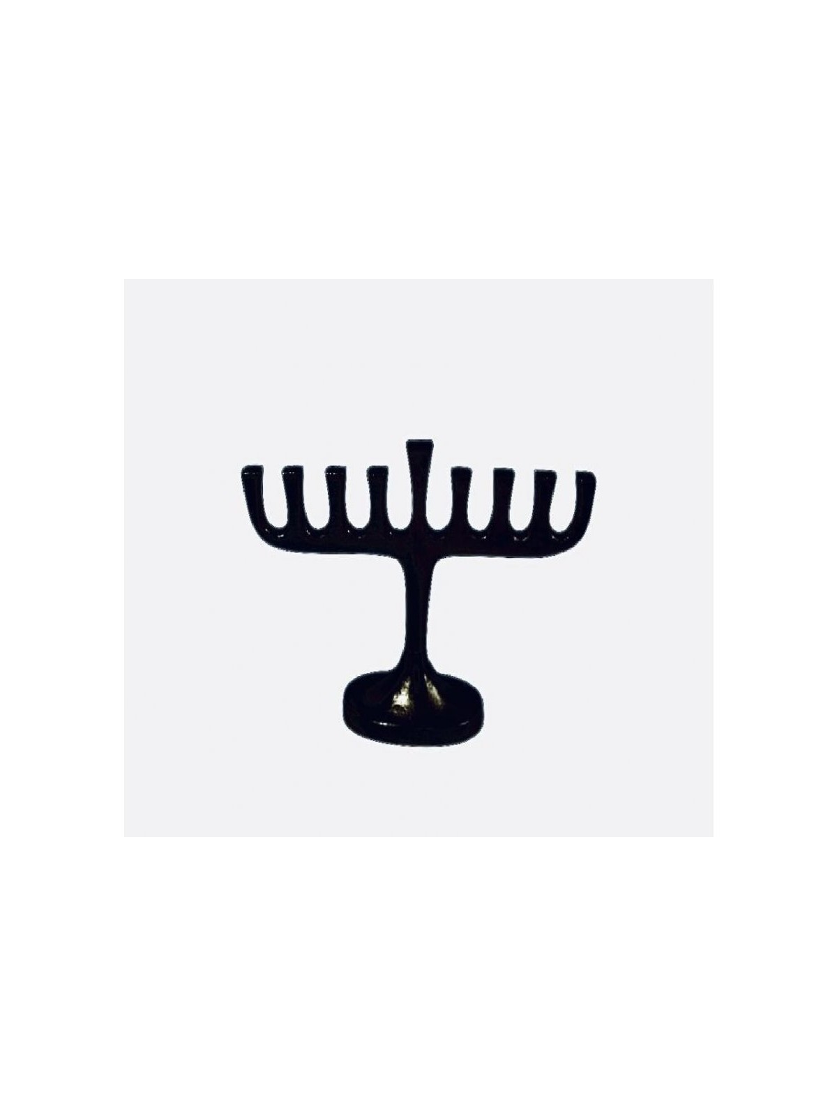 Bronze Color Aluminum Chanukah Menorah For Candles | Hanukkah Menorah