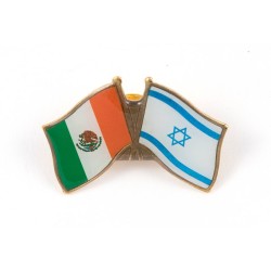 Israel Mexico Flags Lapel Pin | Lapel Pins