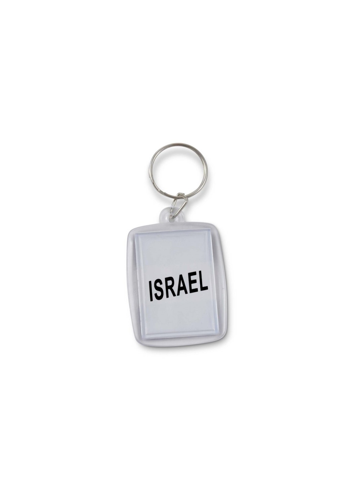 Key ring Displaying Blue and White Flag of Israel | Judaica Keychains