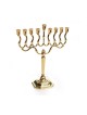Medium Size Gold Color Contemporary Chanukah Men... | Hanukkah Menorah