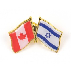 Israel Canada Flags Lapel Pin | Lapel Pins