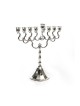 Silver Plated Lacquered Contemporary Design Chan... | Hanukkah Menorah