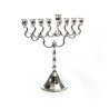 Silver Plated Lacquered Contemporary Design Chan... | Hanukkah Menorah