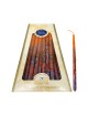 Handmade Dripless Hanukkah Candles Red and Orange F... | Oil & Candles