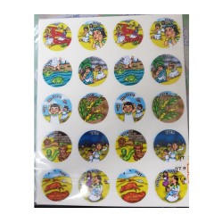 Colorful Childrens Stickers The Ten Pla... | Passover Articles & Gifts