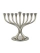 Silver Color Chanukah Menorah Classic Design | Hanukkah Menorah