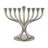 Silver Color Chanukah Menorah Classic Design | Hanukkah Menorah