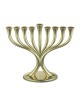 Gold Color Chanukah Menorah Classic Design For C... | Hanukkah Menorah