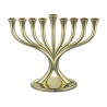 Gold Color Chanukah Menorah Classic Design For C... | Hanukkah Menorah