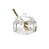 3 Piece Crystal Diamond Faceted Honey Dis... | Jewish Gift from Israel