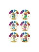 Large Colorful Stickers for Children Purim ... | Purim Music and Gifts