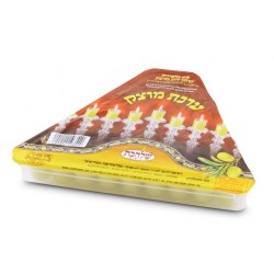 Prêtes à allumer Hanoucca Menorah Coupes pré-remplies avec... | Huile et bougies