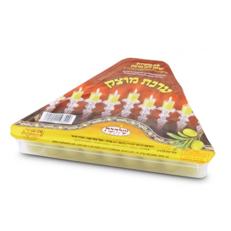 Ready to Light Chanukah Menorah Pre filled Cups wit... | Oil & Candles