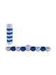 Agayof Compact Doughnut Travelling Menorah Blue ... | Hanukkah Menorah