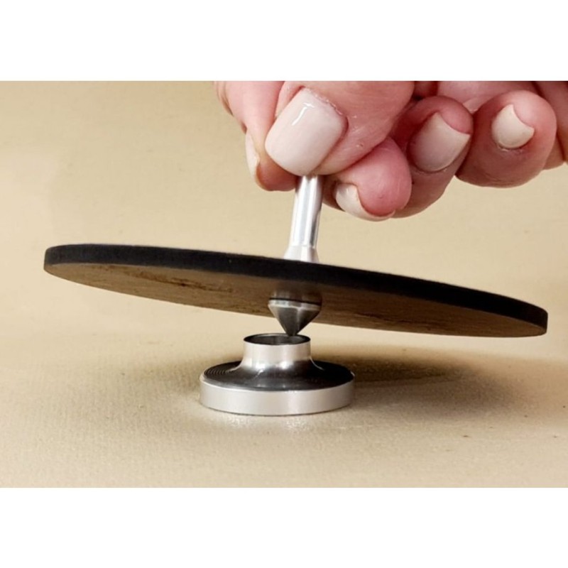 Dorit Judaica Sparkling Dreidel with Stand Lively Mandal... | Dreidels