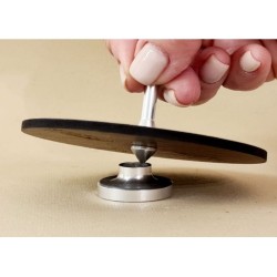 Dorit Judaica Decorative Sparkling Dreidel with Stand Bl... | Dreidels