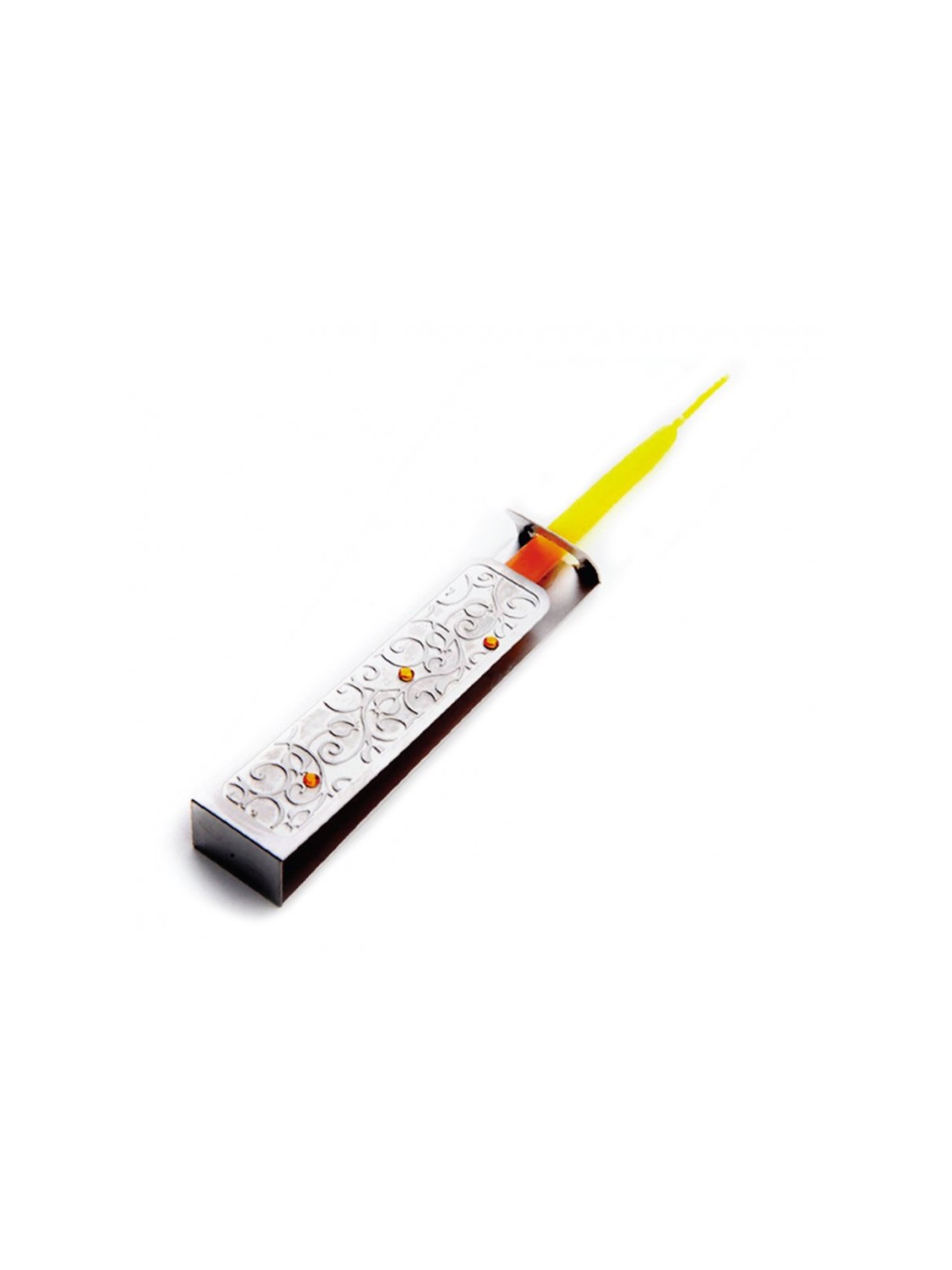 Dorit Judaica Wand Menorah Lighter Stainless Steel ... | Oil & Candles