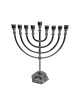Classic Silver Color Chanukah Menorah | Hanukkah Menorah