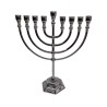 Classic Silver Color Chanukah Menorah | Hanukkah Menorah