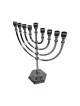 Classic Silver Color Chanukah Menorah | Hanukkah Menorah
