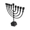 Classic Pewter Color Chanukah Menorah | Hanukkah Menorah